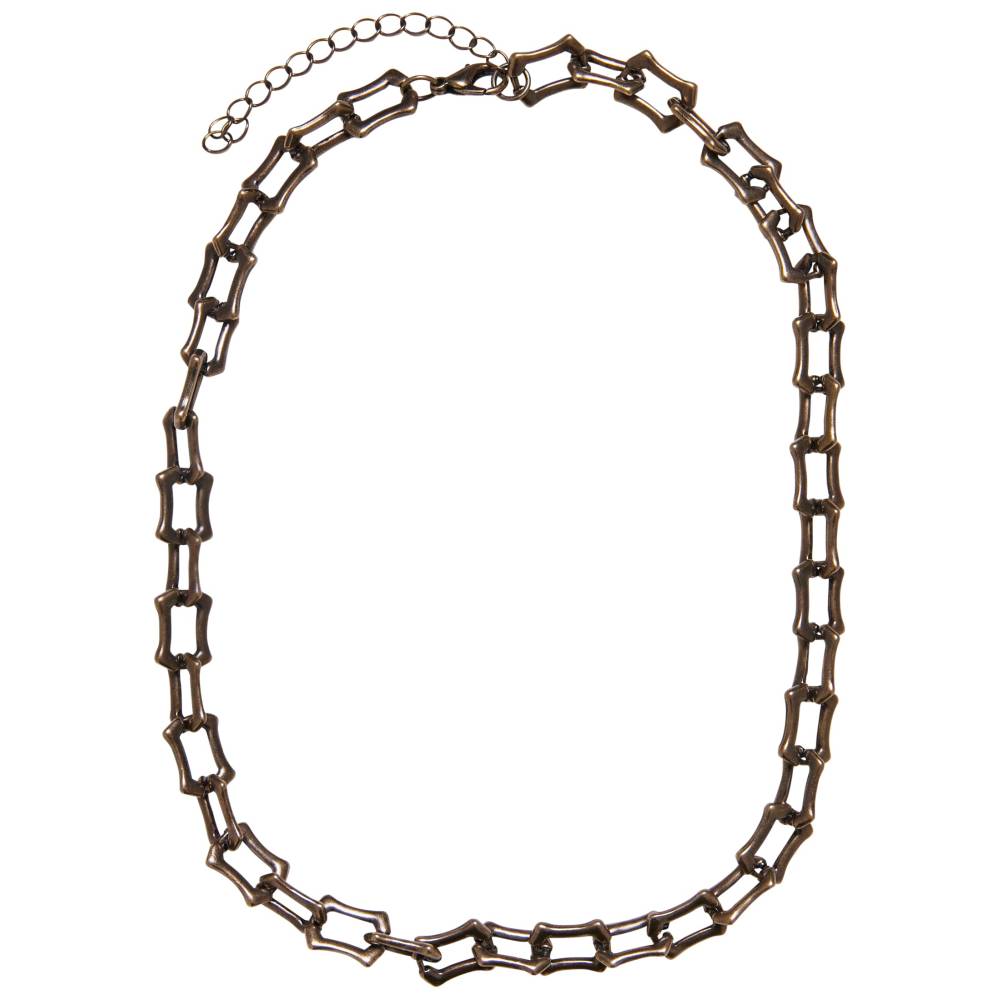 Urban Classics - Chunky Chain Necklace antiquebrass Ketting - Bronskleurig